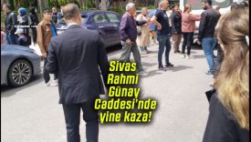 Sivas Rahmi Günay Caddesi’nde yine kaza! Öğrenciye araç çarptı!