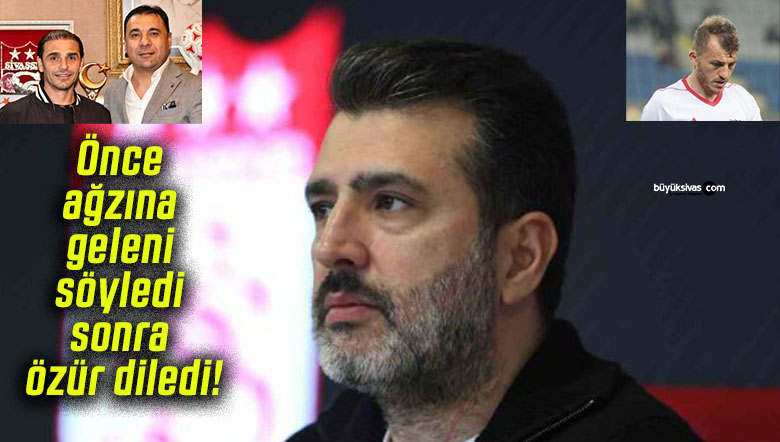 Önce ağzına geleni söyledi sonra özür diledi!