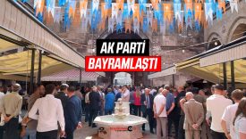 AK Partililer Buruciye Medresesi’nde bayramlaştı