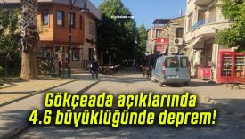 Gökçeada açıklarında 4.6 büyüklüğünde deprem!