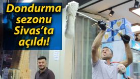 Dondurma sezonu Sivas’ta açıldı!