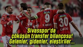 Sivasspor’da çöküşün transfer bilançosu! Gelenler, gidenler, eleştiriler…
