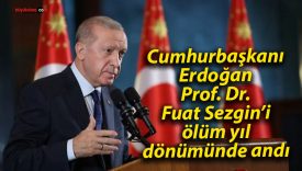 Cumhurbaşkanı Erdoğan, Prof. Dr. Fuat Sezgin’i ölüm yıl dönümünde andı
