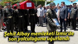Şehit Albay memleketi İzmir’de son yolculuğuna uğurlandı