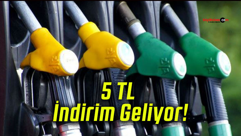 5 TL İndirim Geliyor!