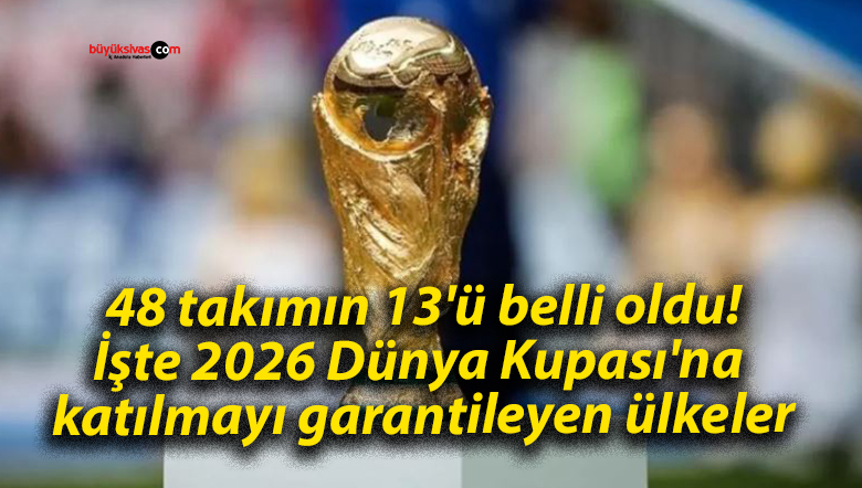 48 takımın 13’ü belli oldu! İşte 2026 Dünya Kupası’na katılmayı garantileyen ülkeler