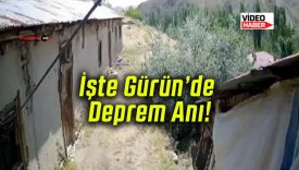 Sivas Gürün’deki 4.0 büyüklüğündeki depremin güvenlik kamerası görüntüleri ortaya çıktı!