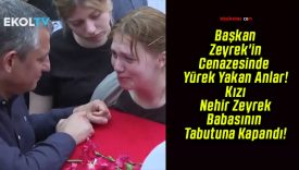 Başkan Zeyrek’in Cenazesinde Yürek Yakan Anlar! Kızı Nehir Zeyrek Babasının Tabutuna Kapandı!