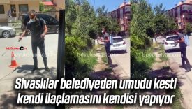 Sivas’ta otlar biçilmedi, vatandaş çareyi kendi buldu