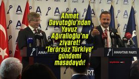 Ahmet Davutoğlu’ndan Yavuz Ağıralioğlu’na ziyaret! ‘Terörsüz Türkiye’ gündemi masadaydı!
