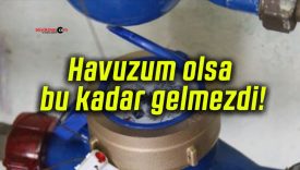 Havuzum olsa bu kadar gelmezdi!