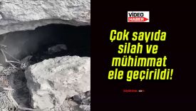 Irak’ın kuzeyinde teröristlere ait mağarada çok sayıda silah ve mühimmat ele geçirildi!