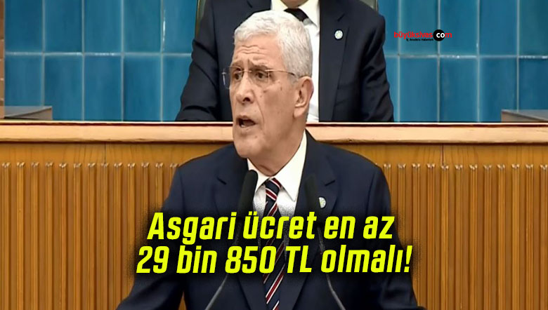 Asgari ücret en az 29 bin 850 TL olmalı!