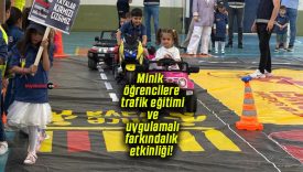 Altınyayla’da minik öğrencilere trafik eğitimi ve uygulamalı farkındalık etkinliği!