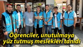 Öğrenciler, unutulmaya yüz tutmuş meslekleri tanıdı