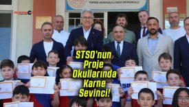 STSO’nun Proje Okullarında Karne Sevinci!