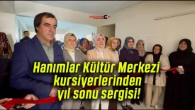Hanımlar Kültür Merkezi kursiyerlerinden yıl sonu sergisi!