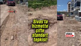 Sivas’ta hizmette çifte standart tepkisi! Asfalt olmayan mahalle varken tertemiz yollar yeniden kazılıyor!