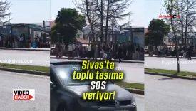 Sivas’ta toplu taşıma SOS veriyor! 2 otobüs ve 10 akıllı durak çare olmadı!