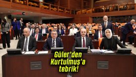 Abdullah Güler’den TBMM Başkanı Numan Kurtulmuş’a tebrik!