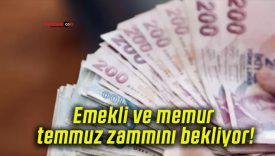 Emekli ve memur temmuz zammını bekliyor!