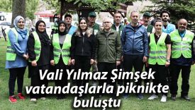 Vali Yılmaz Şimşek, vatandaşlarla piknikte buluştu
