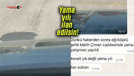Yama yılı ilan edilsin!
