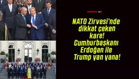 NATO Zirvesi’nde dikkat çeken kare! Cumhurbaşkanı Erdoğan ile Trump yan yana!