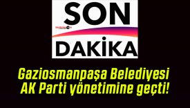 Gaziosmanpaşa Belediyesi AK Parti yönetimine geçti!