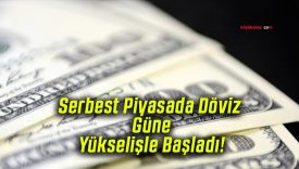 Serbest Piyasada Döviz Güne Yükselişle Başladı!