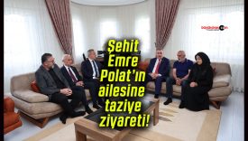Şehit Emre Polat’ın ailesine taziye ziyareti!