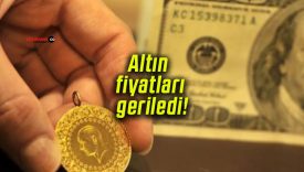 Altın fiyatları geriledi!