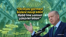 Cumhurbaşkanı Erdoğan’dan Ayasofya mesajı