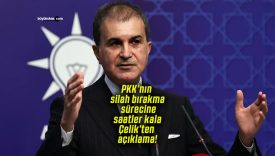 PKK’nın silah bırakma sürecine saatler kala Çelik’ten açıklama!