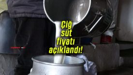 Çiğ süt fiyatı açıklandı! 