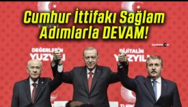 Cumhurbaşkanı Erdoğan, Bahçeli ve Destici ile Meclis’te bir araya geldi!