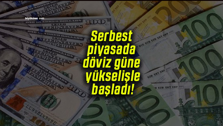 Serbest piyasada döviz güne yükselişle başladı!