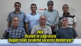 PKK Öcalan’ın çağrısıyla bugün silah bırakma sürecini başlatıyor!