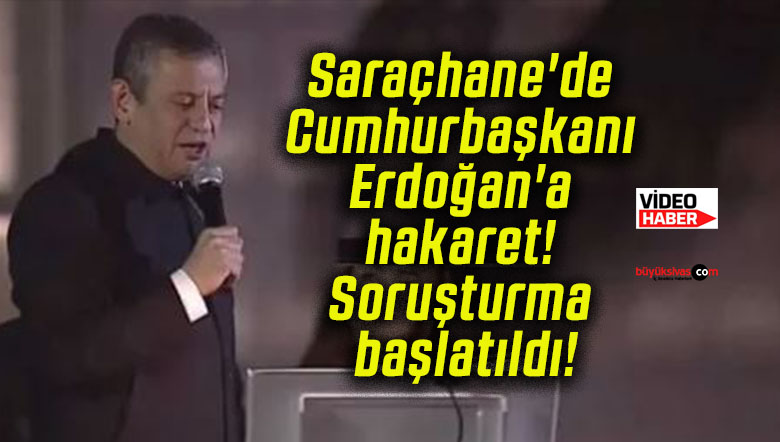 Saraçhane’de Cumhurbaşkanı Erdoğan’a hakaret! Soruşturma başlatıldı!