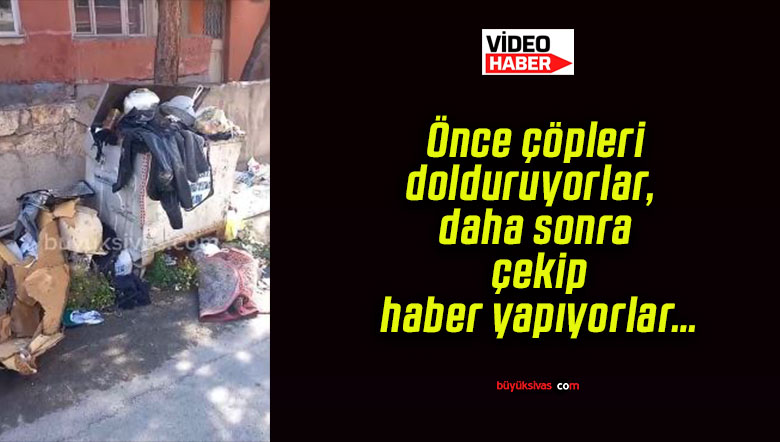 Sivas’ta çöp isyanı!