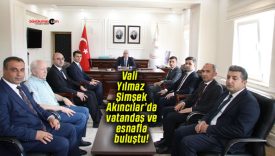 Vali Yılmaz Şimşek Akıncılar’da vatandaş ve esnafla buluştu!