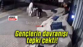 Gençlerin davranışı tepki çekti!