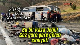Bu bir kaza değil! Göz göre göre gelen cinayet!