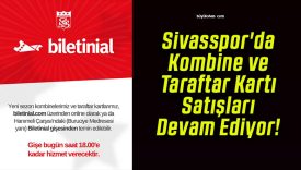 Sivasspor’da Kombine ve Taraftar Kartı Satışları Devam Ediyor!