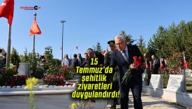 15 Temmuz’da şehitlik ziyaretleri duygulandırdı!