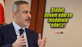 Şiddet devam ederse müdahale ederiz!