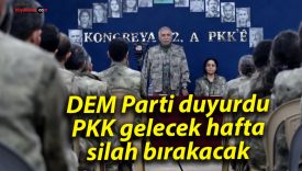 DEM Parti duyurdu: PKK gelecek hafta silah bırakacak