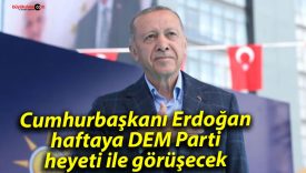 Cumhurbaşkanı Erdoğan, haftaya DEM Parti heyeti ile görüşecek