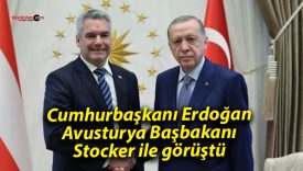 Cumhurbaşkanı Erdoğan, Avusturya Başbakanı Stocker ile görüştü