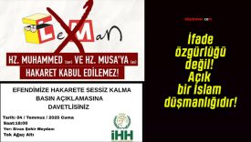 İfade özgürlüğü değil! Açık bir İslam düşmanlığıdır!